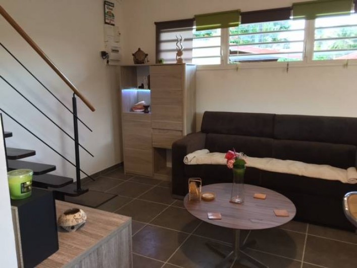 Location de vacances - Studio à Les Trois-Îlets - Le salon séjour