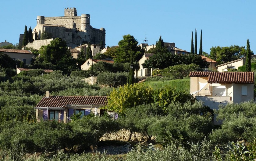 Location de vacances - Appartement à Le Barroux - Notre maison et la location à l'étage