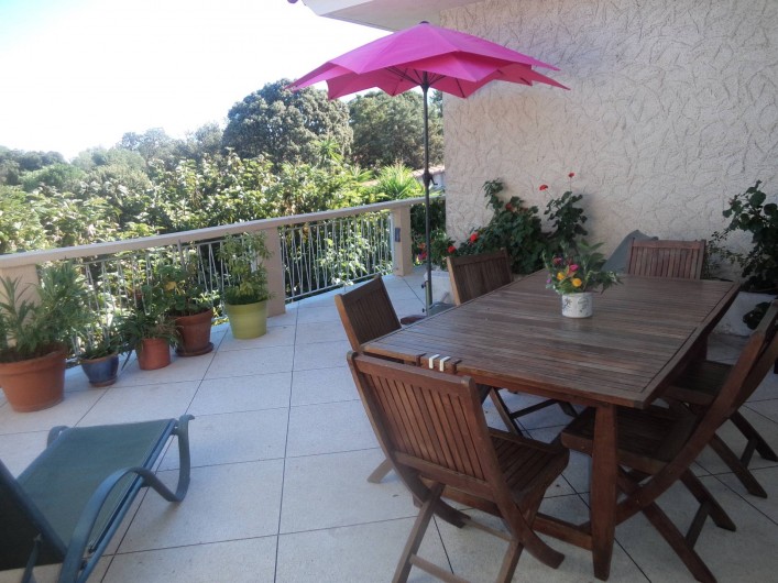 Location de vacances - Appartement à Porto-Vecchio - TERRASSE