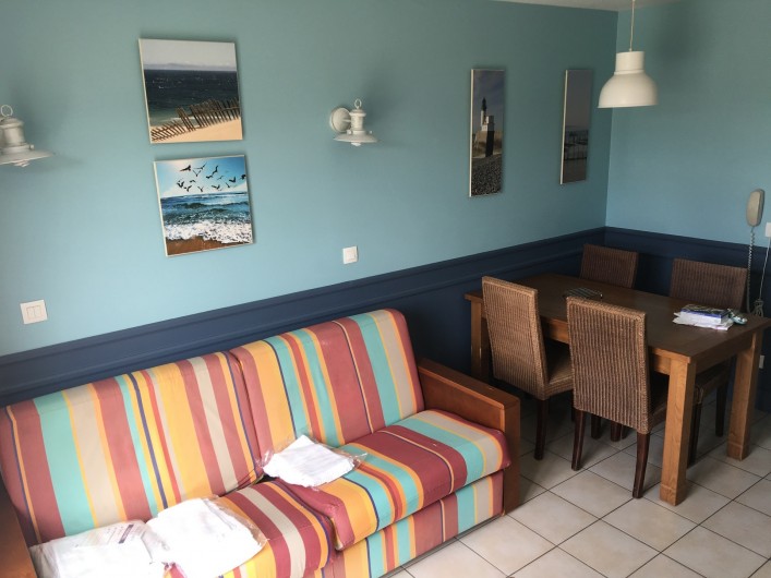 Location de vacances - Villa à Quend Plage - canapé lit 2 places