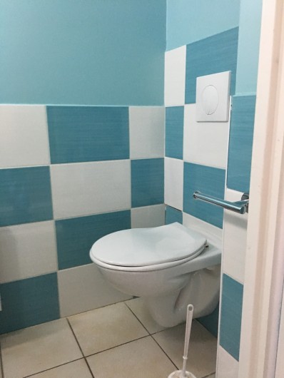 Location de vacances - Villa à Quend Plage - wc suspendu