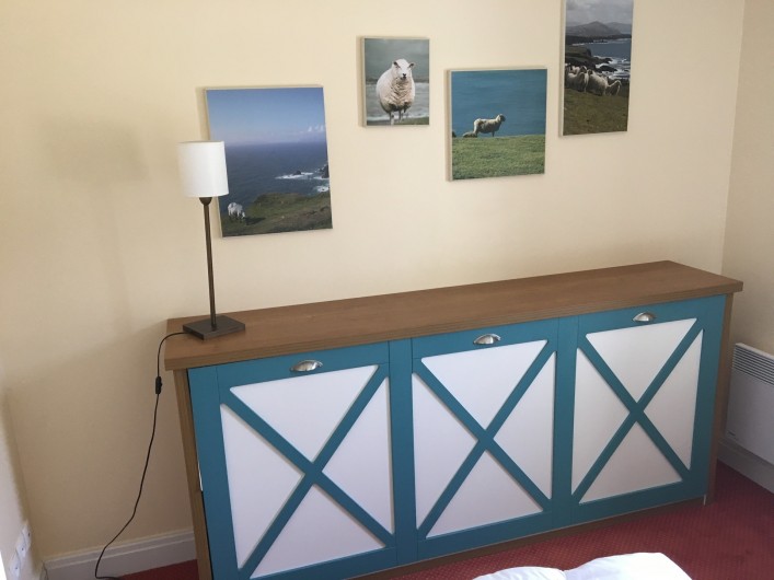 Location de vacances - Villa à Quend Plage - meuble formant lit banquette 1 adulte repliable