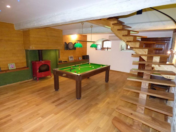 Location de vacances - Gîte à Carcassonne - Salle billard jeux