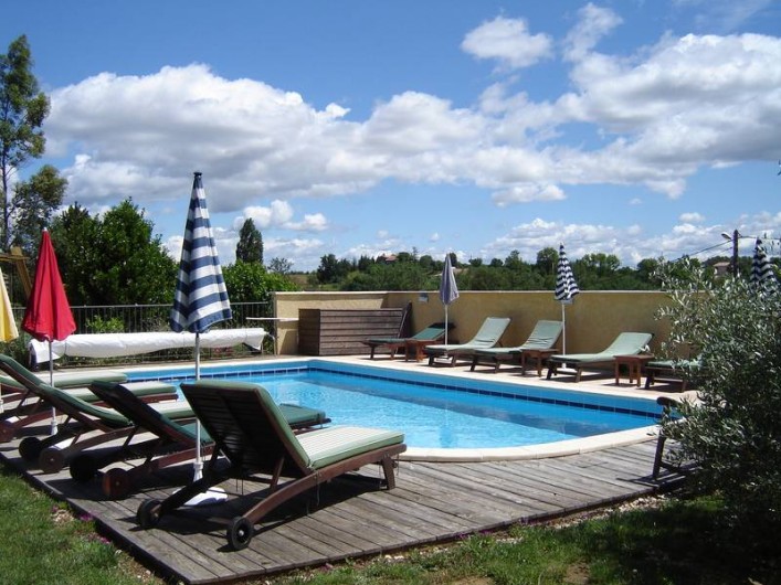 Location de vacances - Villa à Saint-Julien-de-Cassagnas - La piscine