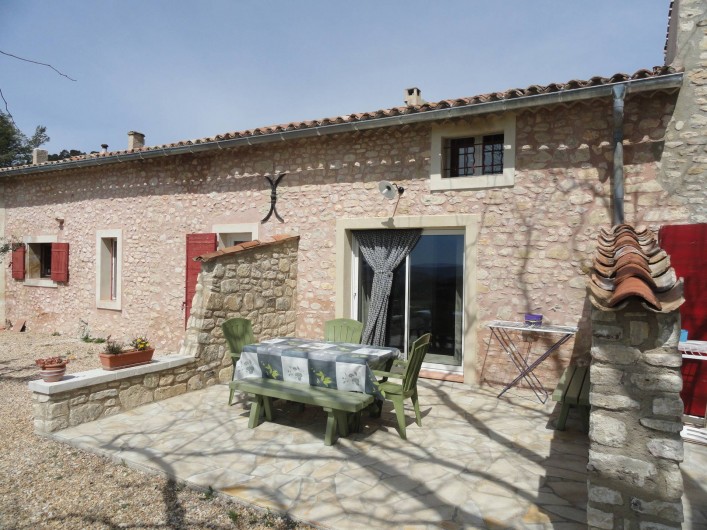 Location de vacances - Gîte à Cucuron - La terrasse
