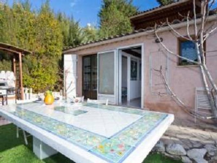 Location de vacances - Studio à Cagnes-sur-Mer - Coin majeur extérieur du studio Francy