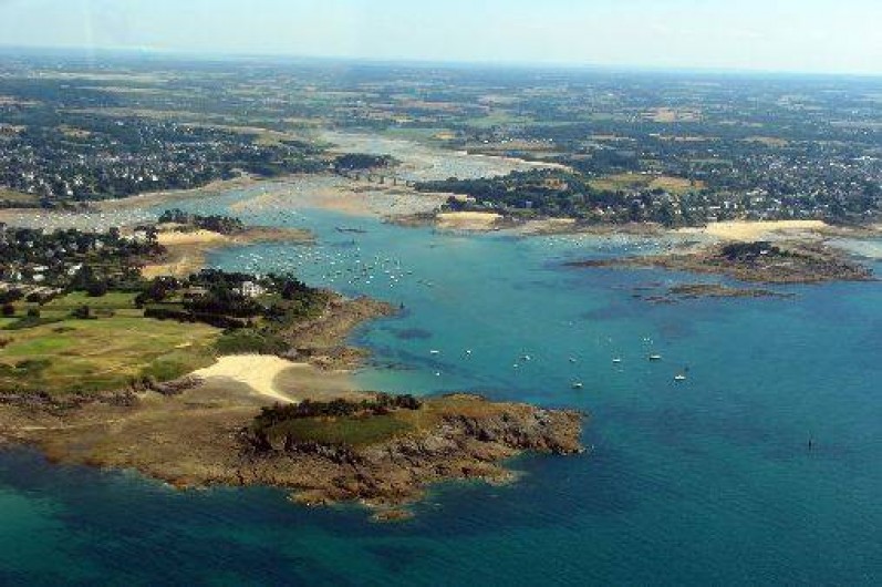 Location de vacances - Villa à Saint-Briac-sur-Mer - St Briac  vue d'avion ...