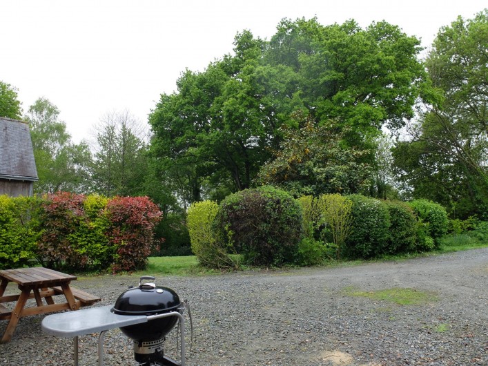 Location de vacances - Chalet à Plouër-sur-Rance - Le jardin du gite