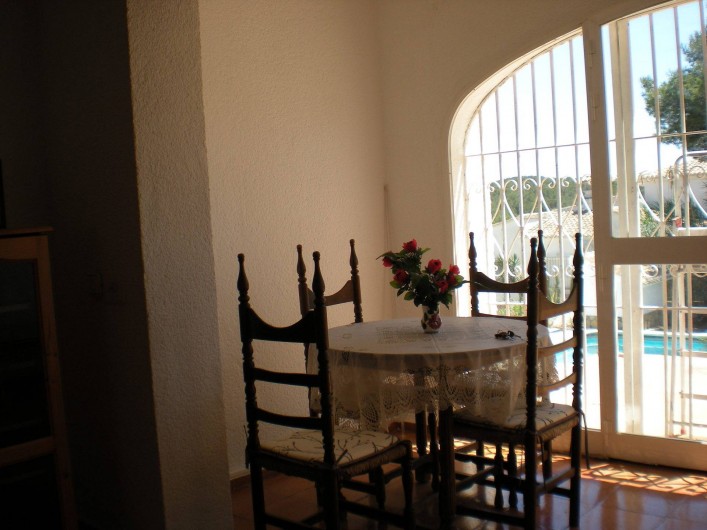 Location de vacances - Villa à Xàbia - coin repas