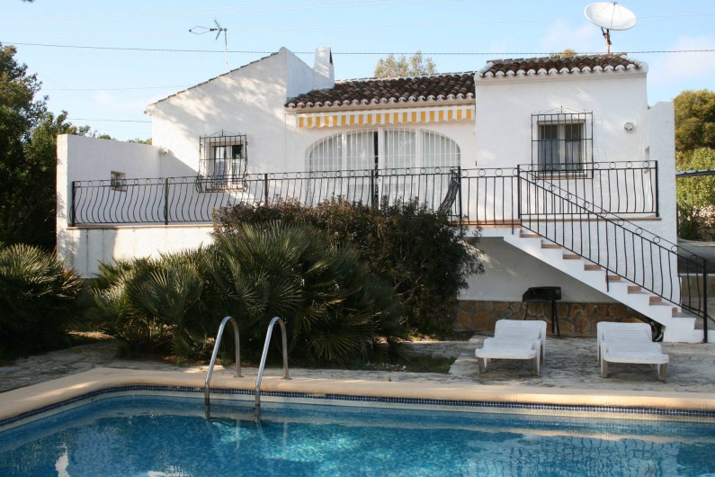 Location de vacances - Villa à Xàbia - Vue de la maison
