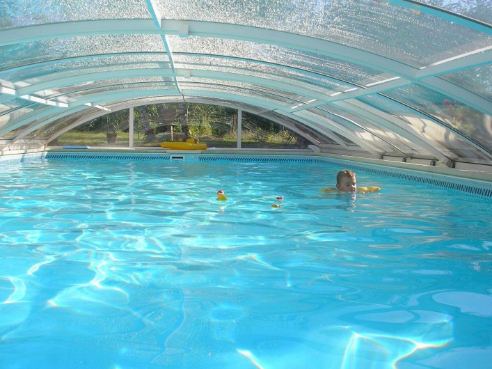 Location de vacances - Gîte à Saint-Rabier - Côté piscine, à l'abri du vent