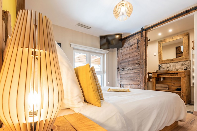 Location de vacances - Gîte à Ungersheim - La Chambre Jaune