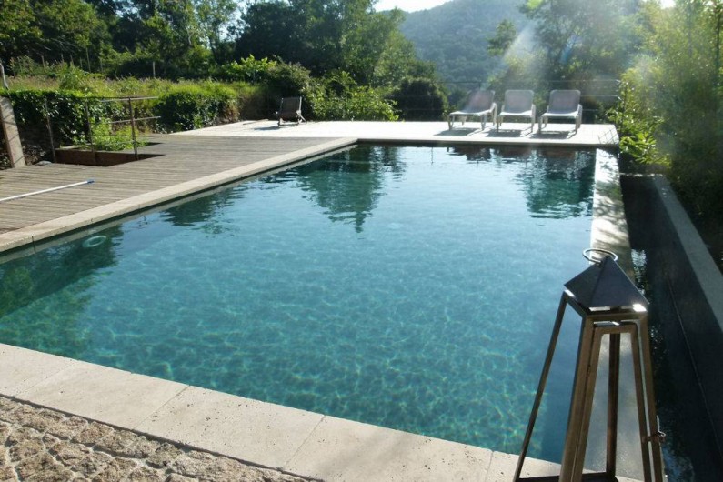 Location de vacances - Chambre d'hôtes à La Garde-Freinet - piscine en pleine nature