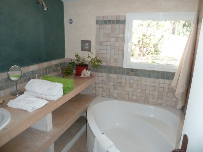 Location de vacances - Villa à Valflaunès - Salle de bain