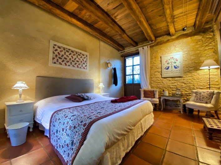 Location de vacances - Chambre d'hôtes à Saint-Crépin-et-Carlucet - Chambre "Eugénie" 2 personnes