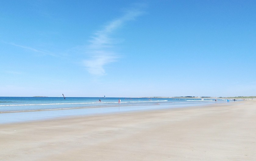 les sables blancs (10 kms de plage)