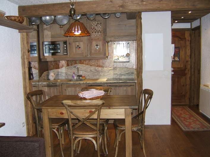 Location de vacances - Appartement à Saint-Gervais-les-Bains - Coin cuisine