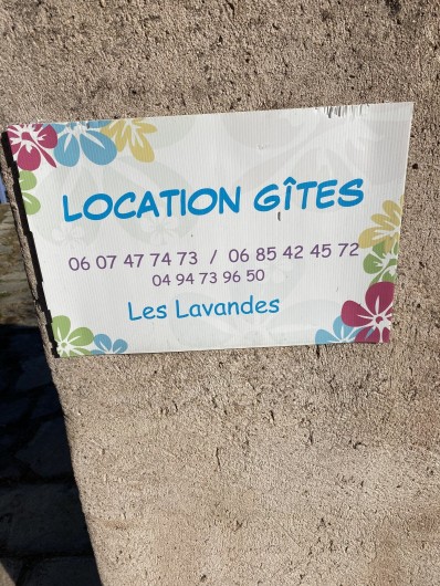 Location de vacances - Mas à Lorgues - COORDONNEES