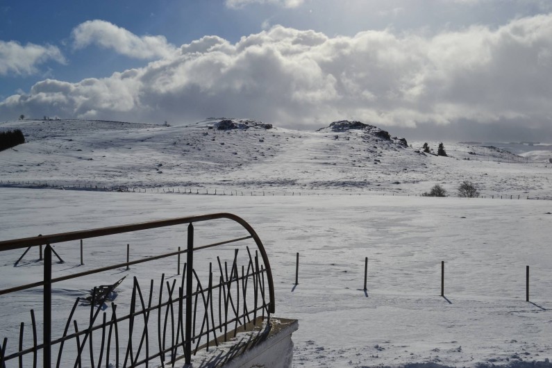 Location de vacances - Chambre d'hôtes à Nasbinals - Terrasse Déroc