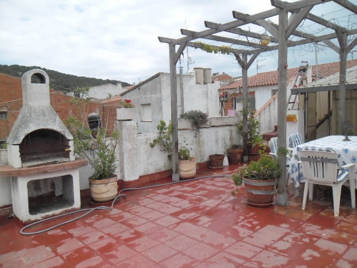 Location de vacances - Appartement à L'Estartit - 2 eme VUE TERRASSE ET BARBECUE