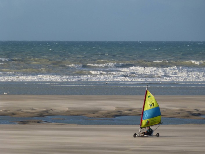Location de vacances - Appartement à Hardelot-Plage - char à voile