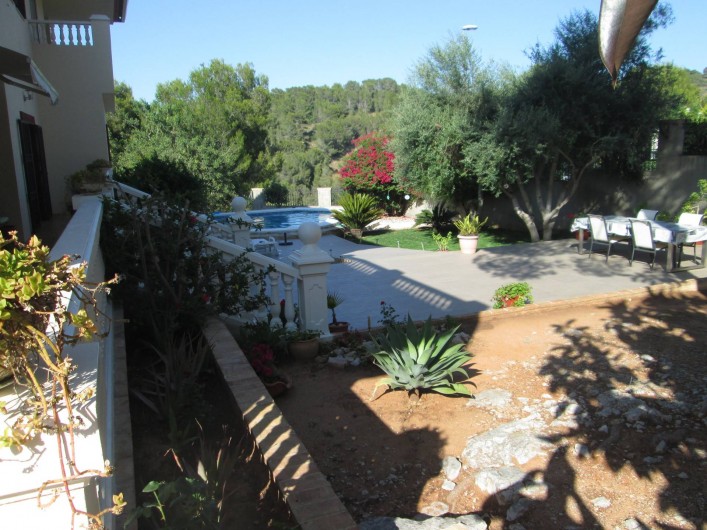 Location de vacances - Appartement à Carcaixent - Partie du jardin