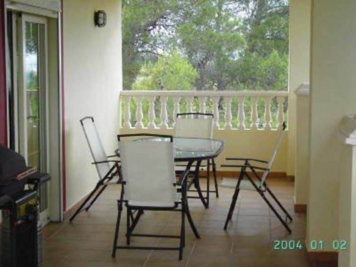 Location de vacances - Appartement à Carcaixent - Terrasse privée vue 2