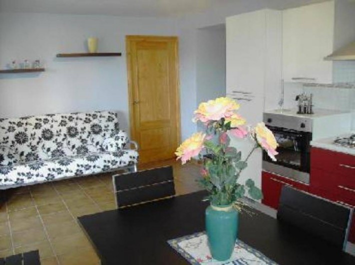 Location de vacances - Appartement à Carcaixent - salon-cuisine vue 3