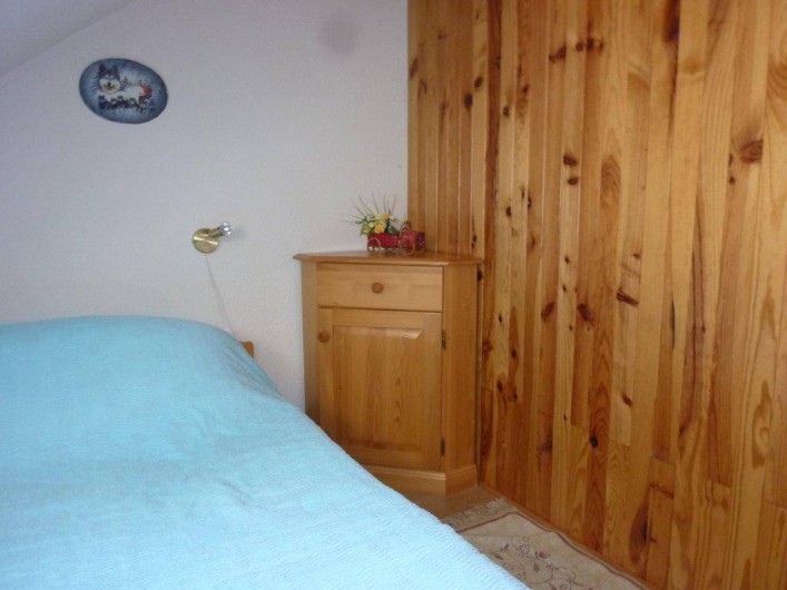 Location de vacances - Appartement à Saint-Sorlin-d'Arves - Chambre 2 niveau haut du duplex lit 140cm