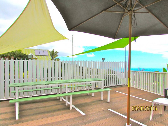 Location de vacances - Villa à Bois De Nèfles - Terrasse BBQ