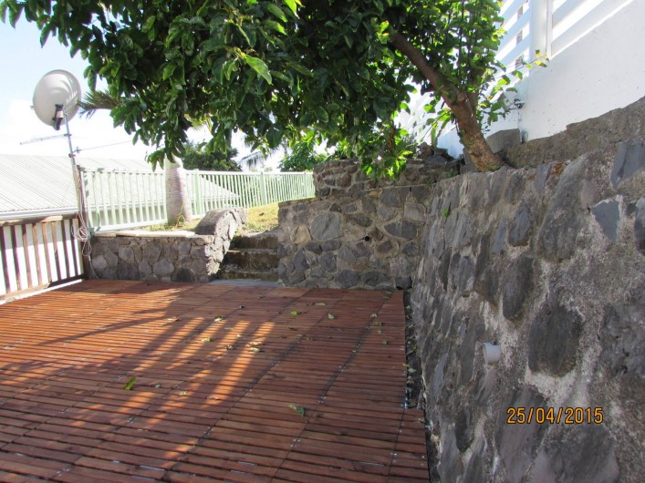 Location de vacances - Villa à Bois De Nèfles - Terrasse zen