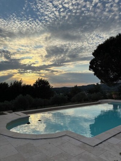 Location de vacances - Gîte à Saint-Marcellin-lès-Vaison - Coucher de soleil