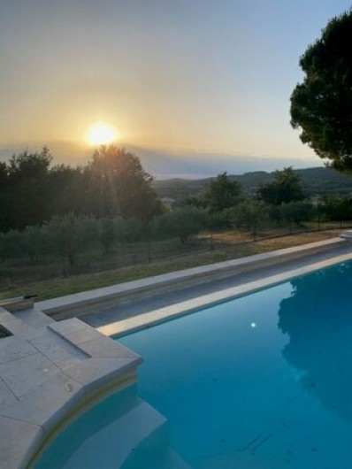 Location de vacances - Gîte à Saint-Marcellin-lès-Vaison - Coucher de soleil