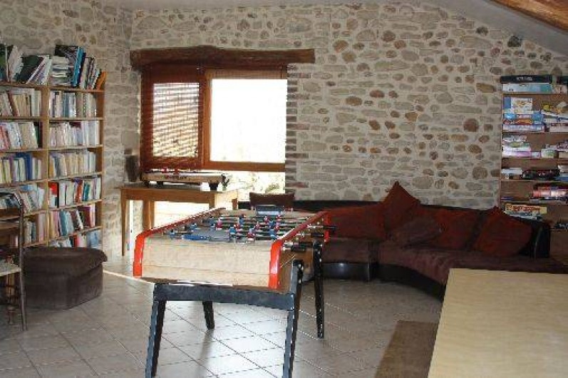 Location de vacances - Chambre d'hôtes à Saint-Lattier - salle de jeux