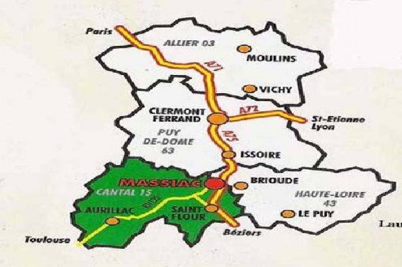 Location de vacances - Gîte à Massiac