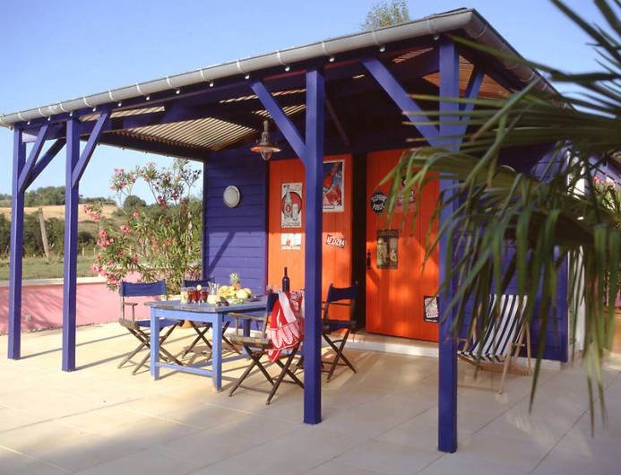 Location de vacances - Mas à Lusignac - poolhouse