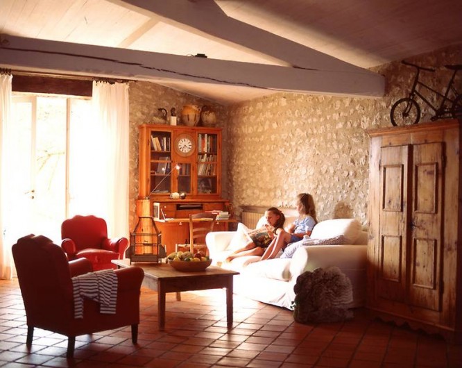 Location de vacances - Mas à Lusignac - salon