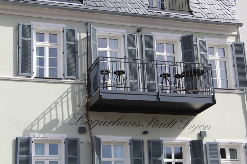 Location de vacances - Appartement à Bad Ems - Vue facade de l'appartement