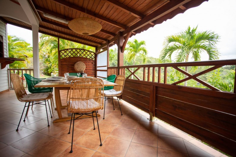 Location de vacances - Villa à Sainte-Anne - TERRASSE PIPIRIT VUE PANORAMIQUE