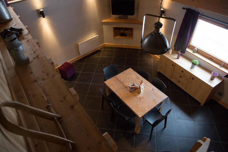 Location de vacances - Appartement à Champagny-en-Vanoise - Vue depuis mezzanine