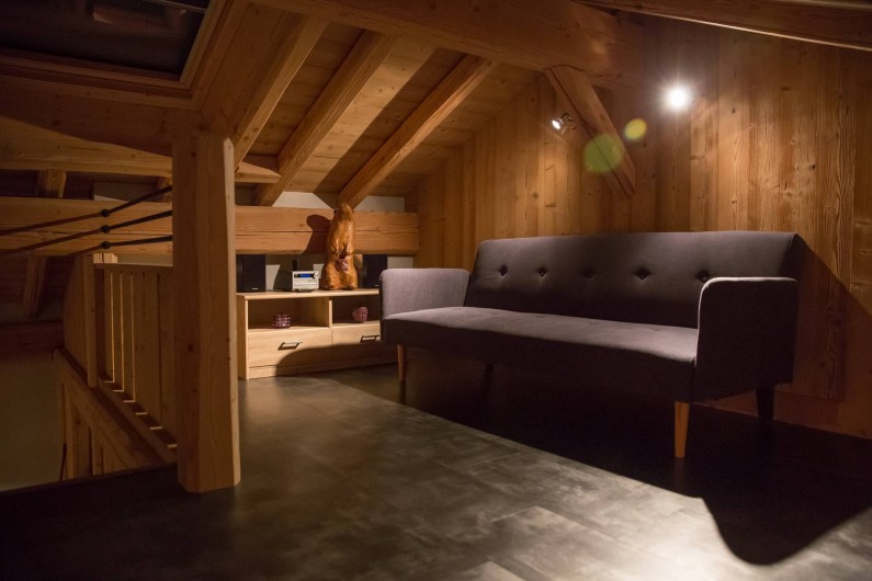 Location de vacances - Appartement à Champagny-en-Vanoise - Coin cosy mezzanine