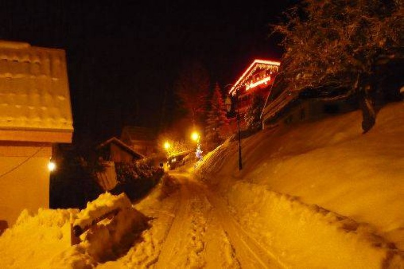 Location de vacances - Chalet à Mizoën - hiver au chalet