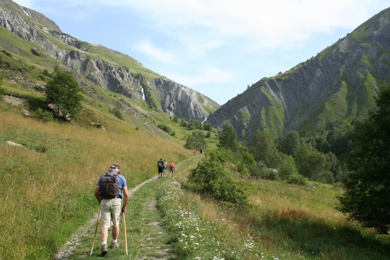 Location de vacances - Chalet à Mizoën - sentier de randonnées