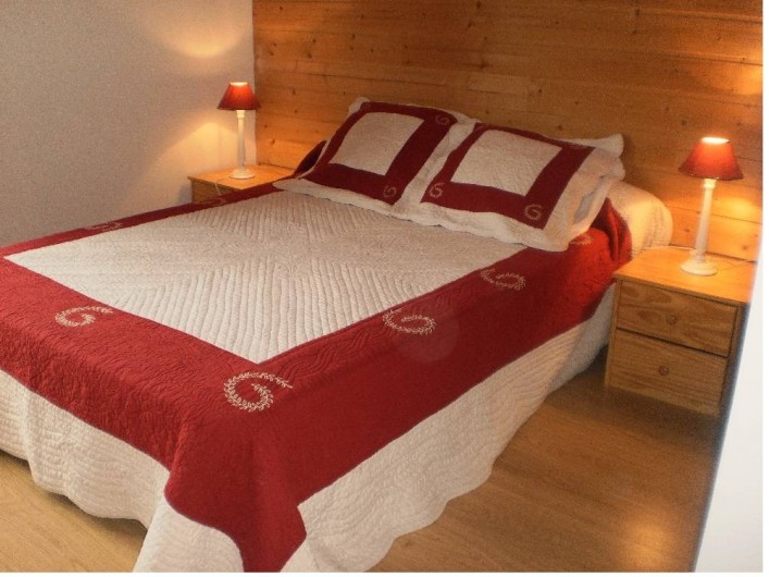 Location de vacances - Chalet à Mizoën - chambre 1 lit  double