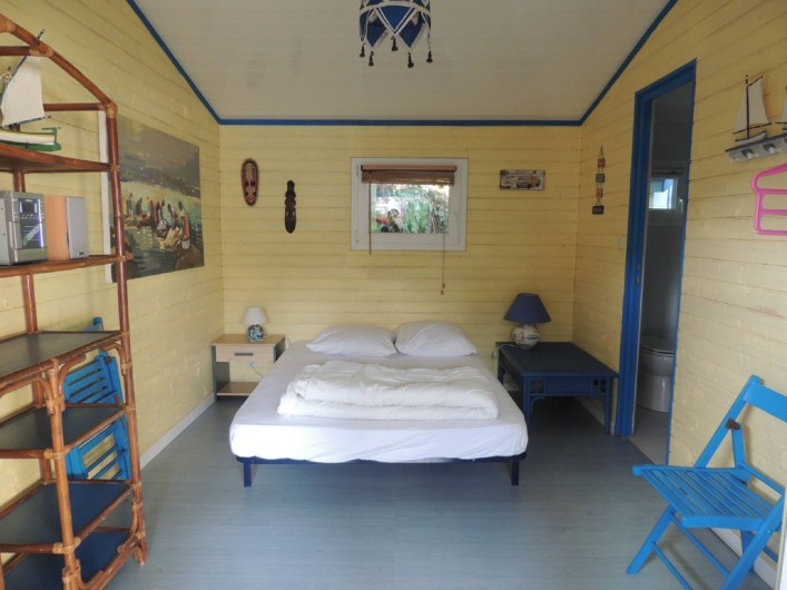 Location de vacances - Villa à Lacanau Océan - Chambre double indépendante avec salle d'eau/wc