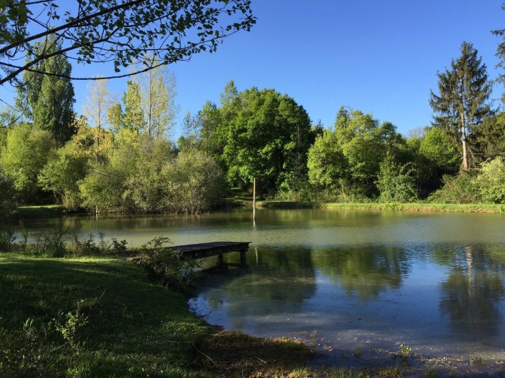 Location de vacances - Maison - Villa à Payrac - L'étang du Colombié (à 100 m de al maison OWI)