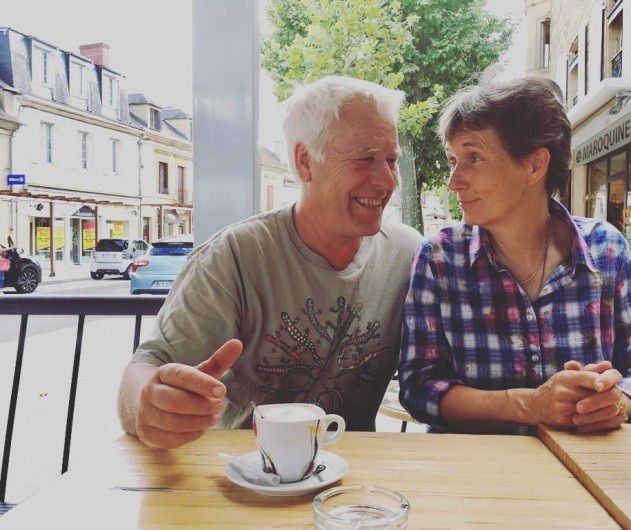Location de vacances - Maison - Villa à Payrac - Les propriétaires de la ferme du  Colombié: Silke et Arne