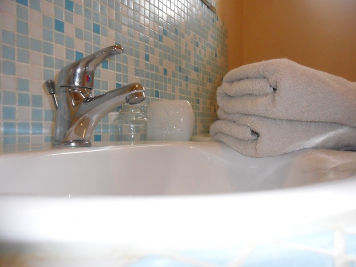 Location de vacances - Chambre d'hôtes à Les Loges - Salle d'eau de la chambre d'Antan