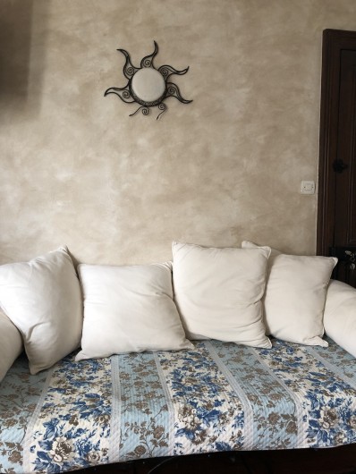 Location de vacances - Chambre d'hôtes à Les Loges - Canapé-lit de la chambre Syracuse