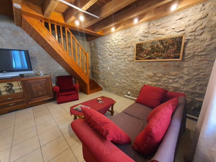 Location de vacances - Gîte à Badens - Gîte Grenache - espace salon